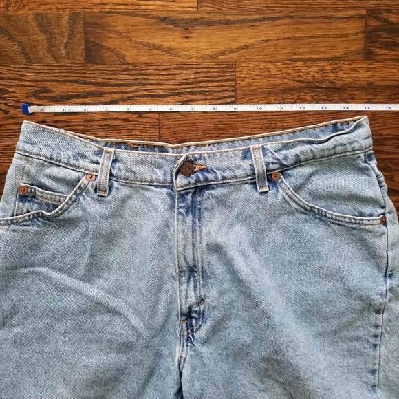 🚫SOLD🚫Levi's▪︎Vintage OrangeTab 967 Denim Shorts - Picture 9 of 14